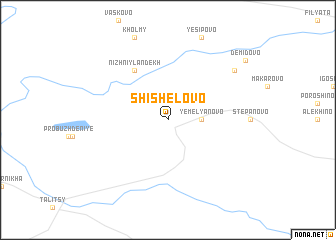 map of Shishelovo