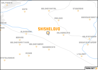 map of Shishelovo