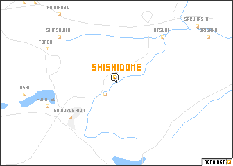 map of Shishidome