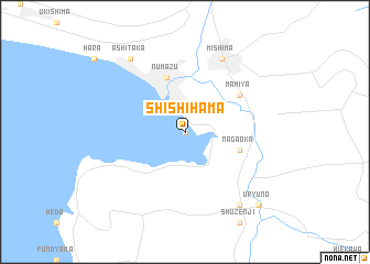 map of Shishihama