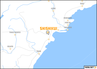 map of Shishikui