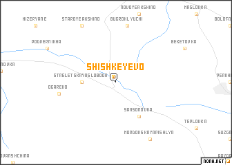 map of Shishkeyevo