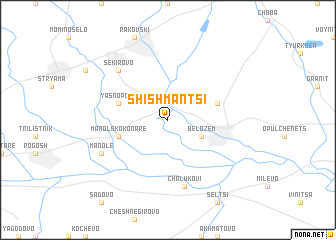 map of Shishmantsi