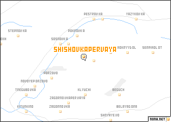 map of Shishovka Pervaya