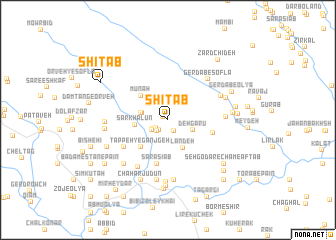 map of Shītāb