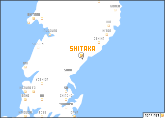 map of Shitaka