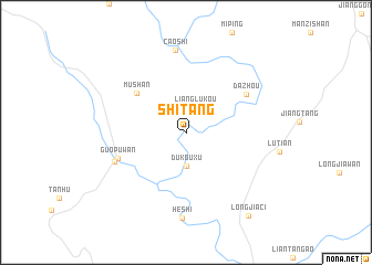 map of Shitang