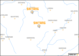 map of Shitang