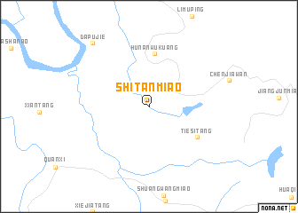 map of Shitanmiao