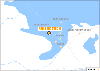 map of Shithāthah
