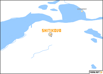 map of Shitikova