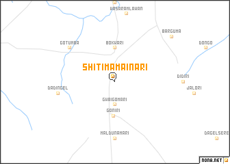 map of Shitima Mainari