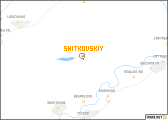 map of Shitkovskiy