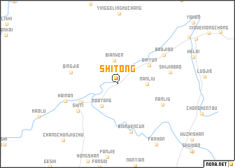 map of Shitong