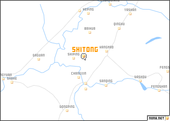 map of Shitong
