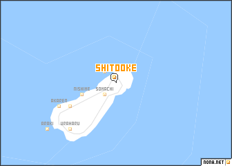 map of Shitooke