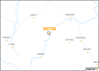 map of Shitou