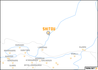 map of Shitou