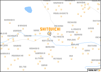 map of Shitovichi