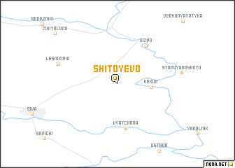 map of Shitoyevo