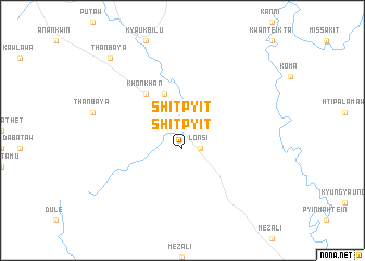 map of Shitpyit