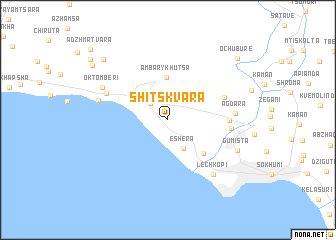 map of Shitskvara