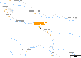 map of Shively