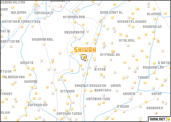 map of Shīwah