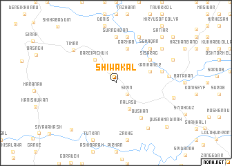 map of Shiwakal