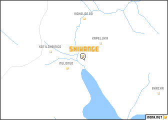 map of Shiwange