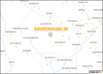 map of Shiwāshūk-ī Qalam