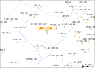 map of Shiwāshūk