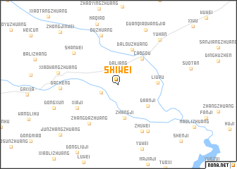 map of Shiwei