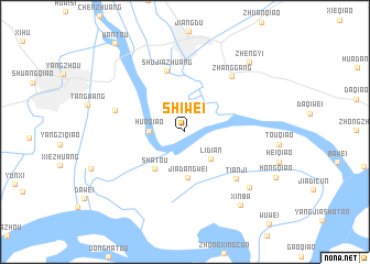 map of Shiwei