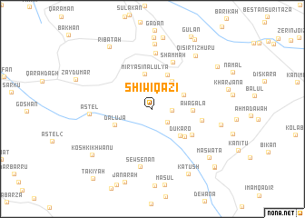 map of Shīwiqāẕī