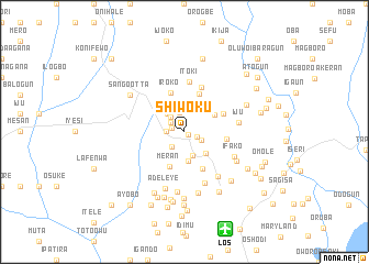 map of Shiwoku