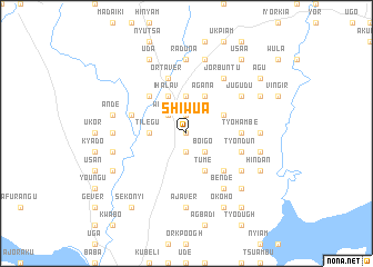 map of Shiwua