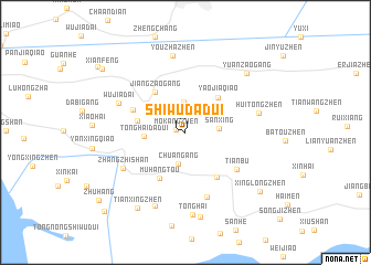 map of Shiwudadui