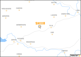 map of Shixia