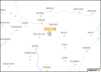 map of Shixia