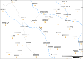 map of Shixing