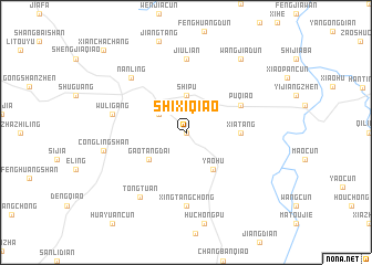 map of Shixiqiao