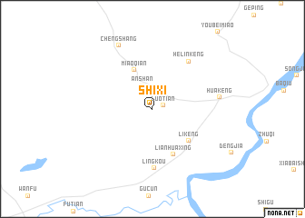 map of Shixi