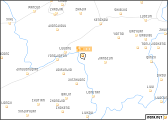 map of Shixi