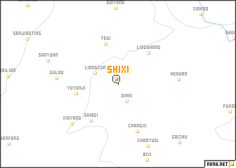 map of Shixi