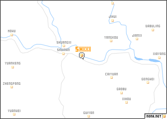 map of Shixi