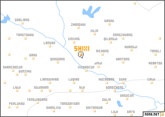 map of Shixi