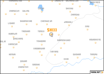 map of Shixi