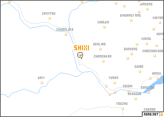 map of Shixi