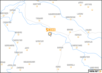 map of Shixi